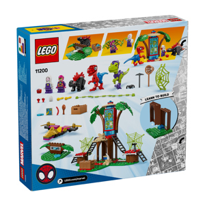 Lego Marvel Spidey And His Amazing Friends Spidey and Gobby’s Raptor Battle at Tree House HQ 11200